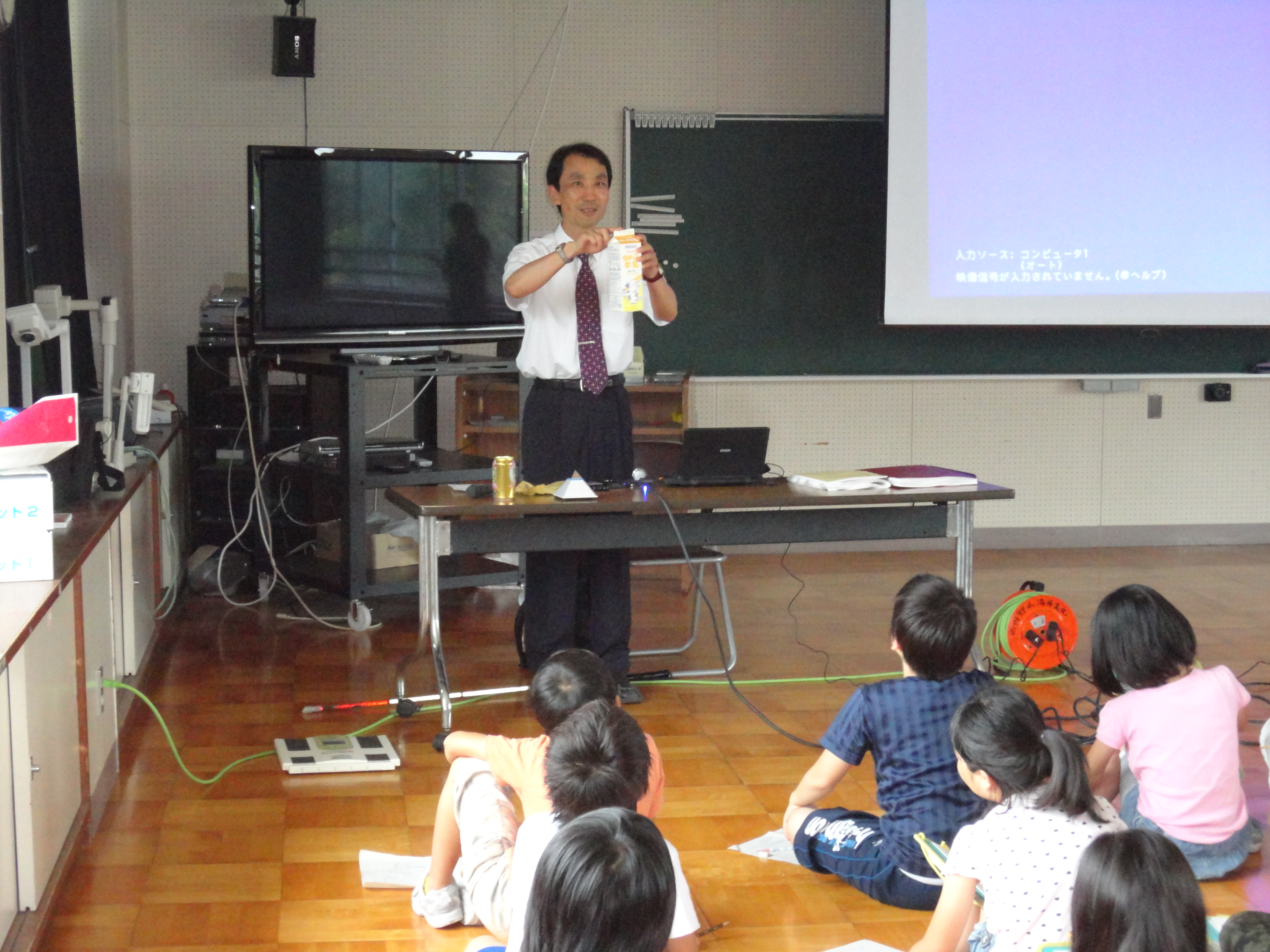 新潟市立西内野小学校４年総合学習（２０１１年６月２４日）